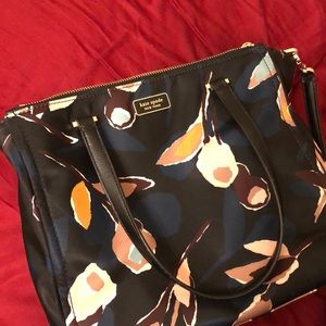 Kate Spade New York Dawn Paper Rose Nylon Purse